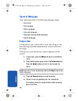 Preview for 80 page of Samsung Trace User Manual