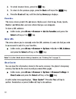 Preview for 62 page of Samsung TracFone SGH-T330G User Manual