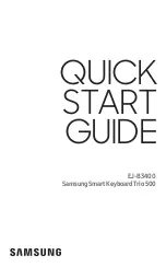 Samsung Trio 500 Quick Start Manual preview