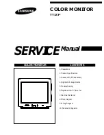 Preview for 1 page of Samsung TT17J Series Service Manual