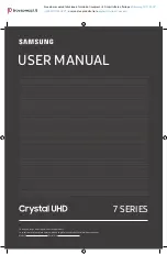 Samsung TU7190 User Manual preview