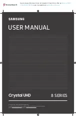 Samsung TU8070 User Manual preview