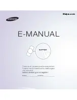 Samsung TV E-Manual preview