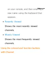 Предварительный просмотр 10 страницы Samsung TV E-Manual