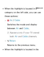 Предварительный просмотр 11 страницы Samsung TV E-Manual