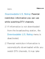 Предварительный просмотр 198 страницы Samsung TV E-Manual