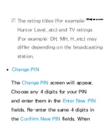 Предварительный просмотр 201 страницы Samsung TV E-Manual