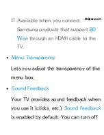 Предварительный просмотр 241 страницы Samsung TV E-Manual