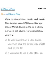 Предварительный просмотр 487 страницы Samsung TV E-Manual