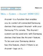 Предварительный просмотр 585 страницы Samsung TV E-Manual