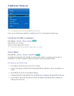 Предварительный просмотр 129 страницы Samsung TV Manual