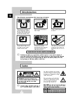 Предварительный просмотр 2 страницы Samsung TV Owner'S Instructions Manual