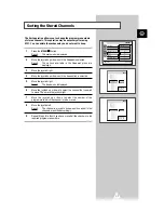 Предварительный просмотр 17 страницы Samsung TV Owner'S Instructions Manual