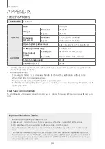 Предварительный просмотр 20 страницы Samsung TW-J5500/ZA User Manual