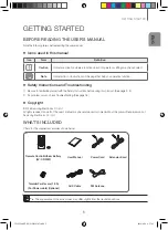 Предварительный просмотр 5 страницы Samsung TW-J5500 User Manual