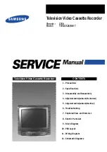 Samsung TW14C52S/BWT Service Manual preview