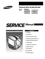 Preview for 1 page of Samsung TW14N63/BWT Service Manual