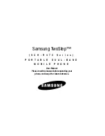 Samsung TwoStep SCH-R470 Series User Manual preview