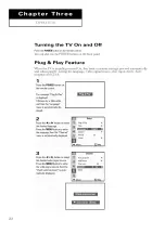 Предварительный просмотр 22 страницы Samsung TX-P2665W, TX-P2766, TX-P3066W, TX-P3266, TX-P2664W, TX-P2734, TX-P3064W,... Owner'S Instructions Manual