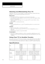 Предварительный просмотр 66 страницы Samsung TX-P2665W, TX-P2766, TX-P3066W, TX-P3266, TX-P2664W, TX-P2734, TX-P3064W,... Owner'S Instructions Manual