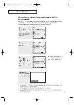 Preview for 47 page of Samsung TX P3064W Owner'S Instructions Manual