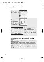 Preview for 62 page of Samsung TX P3064W Owner'S Instructions Manual