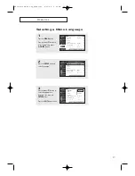 Предварительный просмотр 27 страницы Samsung TX-P3076WH Owner'S Instructions Manual