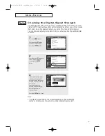 Предварительный просмотр 47 страницы Samsung TX-P3076WH Owner'S Instructions Manual
