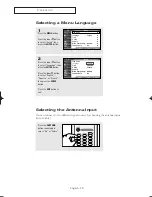 Preview for 29 page of Samsung TX-R3081WH Owner'S Instructions Manual