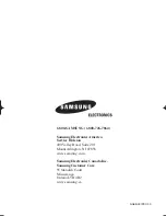 Preview for 80 page of Samsung TX-R3081WH Owner'S Instructions Manual