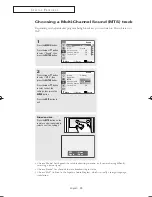 Предварительный просмотр 39 страницы Samsung TX-S2040 Owner'S Instructions Manual