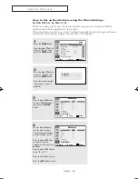 Предварительный просмотр 46 страницы Samsung TX-S2040 Owner'S Instructions Manual