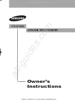 Samsung TX-S2740X Owner'S Instructions Manual предпросмотр