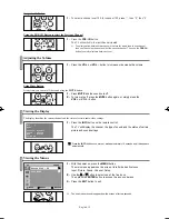 Preview for 15 page of Samsung TX-S3064WR, TX-S3065WR Owner'S Instructions Manual