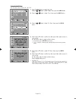 Preview for 26 page of Samsung TX-S3064WR, TX-S3065WR Owner'S Instructions Manual