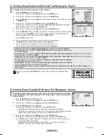 Preview for 20 page of Samsung TX-T2082 Owner'S Instructions Manual