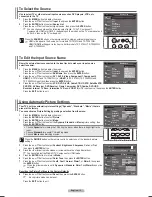 Предварительный просмотр 13 страницы Samsung TX-T3091WH Owner'S Instructions Manual