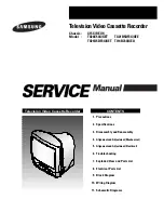 Samsung TX20C53X/XET Service Manual preview