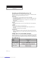 Preview for 58 page of Samsung TXK2754 Instructions Manual