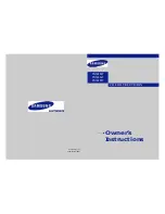 Samsung TXM 1367 Owner'S Instructions Manual preview