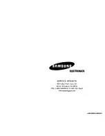 Preview for 81 page of Samsung TXN2745FP Owner'S Instructions Manual