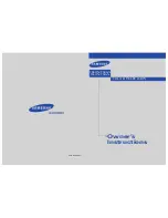 Samsung TXN3235F Owner'S Instructions Manual preview