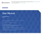 Preview for 1 page of Samsung U28R550UQR User Manual