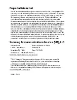 Preview for 2 page of Samsung U900 - SGH Soul Cell Phone (Spanish) Manual Del Usuario