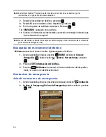 Предварительный просмотр 66 страницы Samsung U900 - SGH Soul Cell Phone (Spanish) Manual Del Usuario