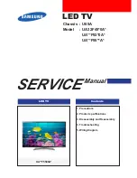 Samsung UA32F45 Series Service Manual предпросмотр