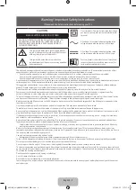 Предварительный просмотр 2 страницы Samsung UA32K5300 User Manual