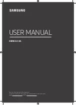 Предварительный просмотр 1 страницы Samsung UA32N4300 User Manual