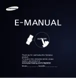 Samsung UA40ES7 E-Manual предпросмотр