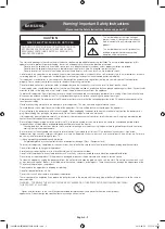 Предварительный просмотр 2 страницы Samsung UA40JU6000 User Manual